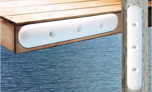 Alt view image 3 of 6 - DOCK EDGE ULTRAGARD 35" PVC DOCK BUMPER WHITE 1008-F