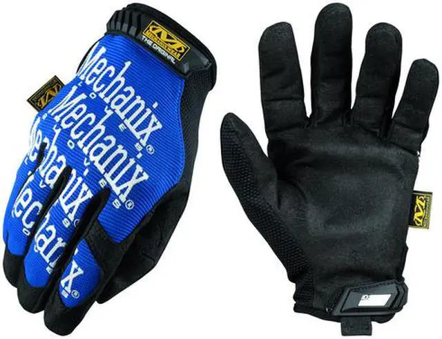 Alt view image 10 of 14 - Mechanix Wear The Original Work Gloves Blue/Black Large MG03010