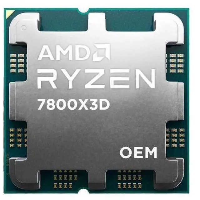新品 AMD Ryzen 7 7800X3D AMD Ryzen 7 7800X3D 8-Core, 16-Thread Desktop Processor
