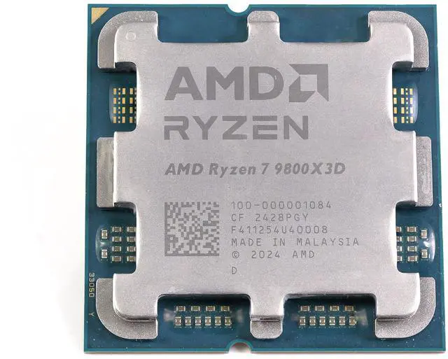 Alt view image 2 of 2 - AMD Ryzen 7 9800X3D - Ryzen 7 9000 Series 8-Core Socket AM5 120W AMD Radeon Graphics Processor - 100-000001084 - OEM