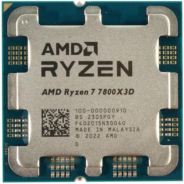 Alt view image 5 of 5 - AMD Ryzen 7 7800X3D - Ryzen 7 7000 Series Zen 4 8-Core 4.2 GHz - Socket AM5 120W - AMD Radeon Graphics Desktop Processor - 100-00000910--OEM Processor Without Cooler (NO RETAIL BOX)