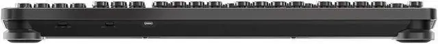 Alt view image 2 of 20 - Azio Keyboard MK-RETRO-W-01B-US Bluetooth Retro Classic Mechanical Keyboard Elwood
