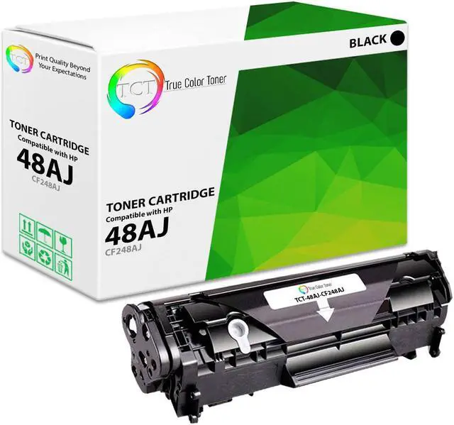 Main image of True Color Toner 48AJ Jumbo Toner Cartridge - Premium Compatible Replacement for HP 48AJ CF248AJ Jumbo Yield Black Works With HP LaserJet Pro M15w MFP M28w