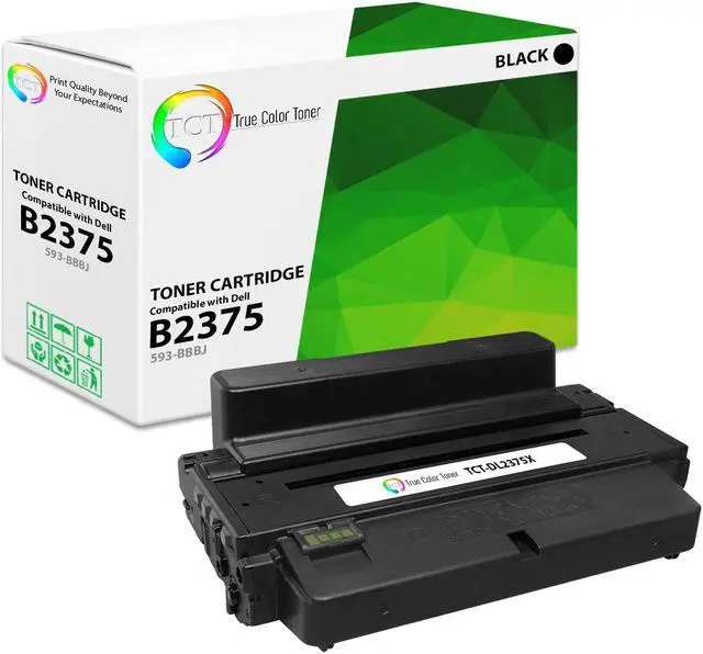 Main image of True Color Toner B2375 Toner Cartridge - Premium Compatible Replacement for Dell 593-BBBJ Black High Yield Works With Dell B2375DNF 2375DNF B2375 B2375DN B2375DNF B2375DFW