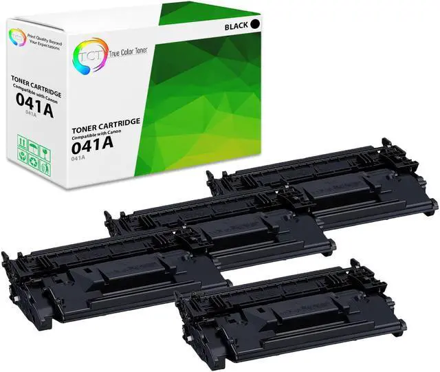 Main image of True Color Toner 041A Toner Cartridge 4 Pack - Premium Compatible Replacement for Canon 0452C001 CRG041 Black Works With Canon ImageClass LBP312DN LBP312X