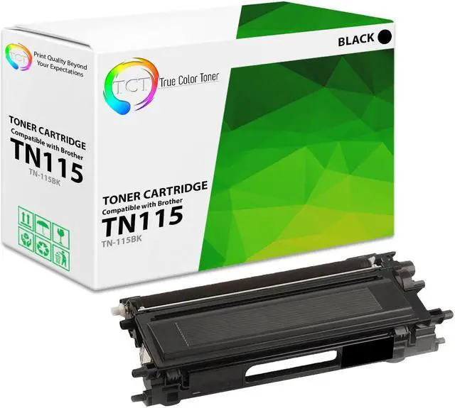 Main image of True Color Toner TN115 Black Toner Cartridge - Premium Compatible Replacement for Brother TN-115 TN115BK Black Works With Brother HL-4040 4070 MFC-9440 DCP-9040