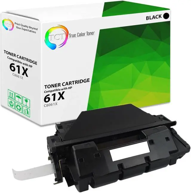 Main image of True Color Toner 61X Toner Cartridge - Premium Compatible Replacement for HP 61X C8061X Black High Yield Works With HP LaserJet 4100MFP 4101MFP 4100DTN
