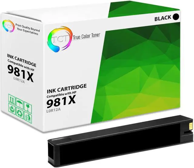 Main image of True Color Toner 981X Black Ink Cartridge - Premium Compatible Replacement for HP 981X L0R12A Black High Yield Works With HP PageWide Enterprise Color 556dn 556xh MFP 586z 586dn