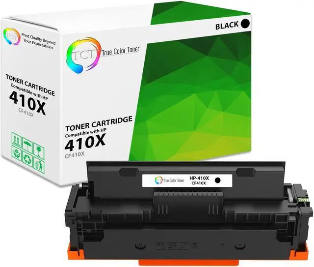 Main image of TCT 410X Black TAA Compliant Toner Cartridge - Premium Compatible Replacement for HP 410X CF410X High Yield Works With HP LaserJet Pro M452DN M452DW M452NW MFP M477FDN MFP M477 Printers
