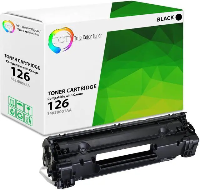 Main image of True Color Toner 126 Toner Cartridge - Premium Compatible Replacement for Canon 126 3483B001AA Black Works With Canon Imageclass LBP 6200D 6200DW 6230D 6230DW