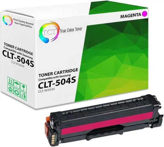 Main image of True Color Toner 504S Magenta Toner Cartridge - Premium Compatible Replacement for Samsung CLT-M504S Magenta Works With Samsung CLP-415N 415NW CLX-4195N