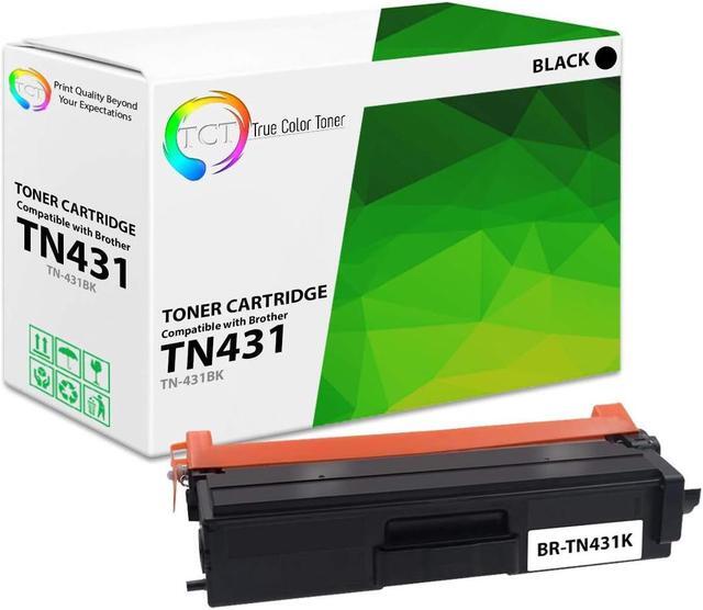 Main image of True Color Toner TN431 Black Toner Cartridge - Premium Compatible Replacement for Brother TN-431 TN431BK Black Works With Brother HL-L8260CDW L8360CDW L8360CDWT MFC-L8610CDW L8900CDW