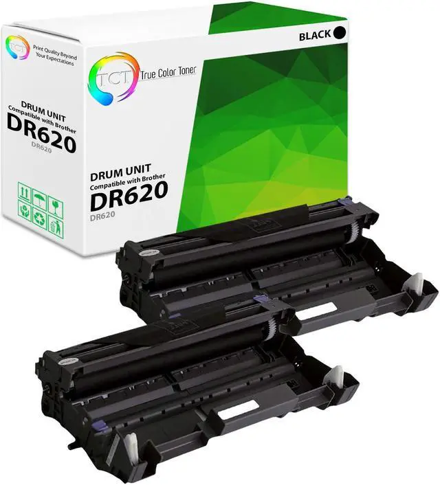 Main image of TCT DR620 Drum Unit 2 Pack - Premium Compatible Replacement for Brother DR620 Works With Brother DCP-8080DN 8085DN HL-5350DNLT 5340D 5350DN 5370DW 5370DWT 5380DN MFC-8890
