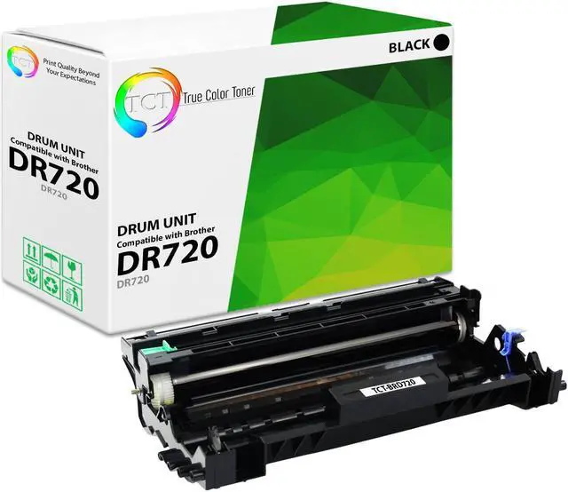 Main image of True Color Toner DR720 Drum Unit - Premium Compatible Replacement for Brother DR-720 DR720 Works With Brother HL-5440D 6180DWT 5470DWT MFC-8710DW 8910DW 8510DN DCP-8110DN 8155DN 8250DN