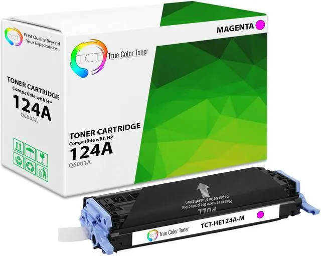 Main image of TCT Magenta Q6003A 124A Toner Cartridges For HP LaserJet 1600 2600