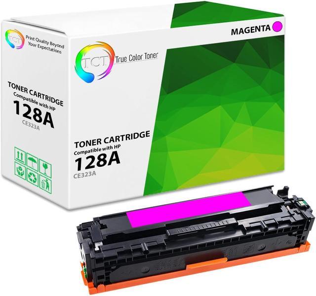 Main image of True Color Toner 128A Magenta Toner Cartridge - Premium Compatible Replacement for HP 128A CE323A Works With HP LaserJet Pro CP1525N CP1525NW CM1415FN CM1415FNW