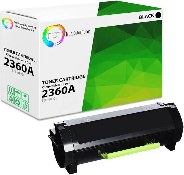 Main image of True Color Toner 2360A Toner Cartridge - Premium Compatible Replacement for Dell 331-9803 Black Works With Dell B2360d B2360dn B3460dn B3465dn B3465dnf