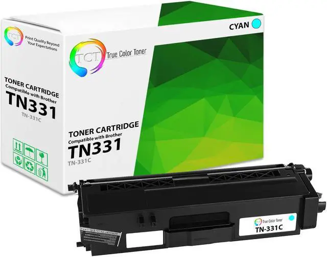 Main image of True Color Toner TN331 Cyan Toner Cartridge - Premium Compatible Replacement for Brother TN331 TN-331C Cyan Works With Brother HL-L8250 L8350 MFC-L8600 L8850