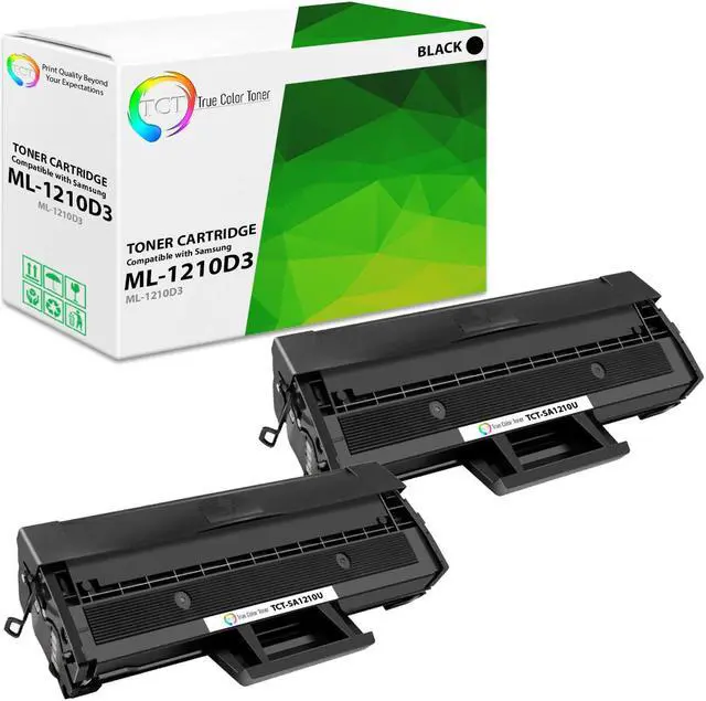 Main image of True Color Toner 1630 Toner Cartridge 2 Pack - Premium Compatible Replacement for Samsung MLD1630A ML-D1630A Black Toner Works With Samsung ML1630 ML1631K SCX4500