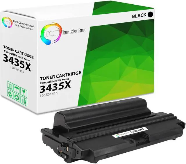 Main image of True Color Toner 3435X Toner Cartridge - Premium Compatible Replacement for Xerox 3435X 106R01415 Black High Yield Works With Xerox Phaser 3435 3435DN