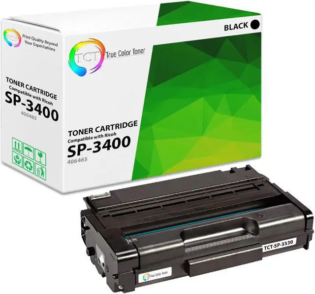 Main image of True Color Toner SP-3400 Toner Cartridge - Premium Compatible Replacement for Ricoh Aficio SP-3400 406465 406464 406522 Black Works With Ricoh Aficio SP3400N SP3400SF SP3410DN