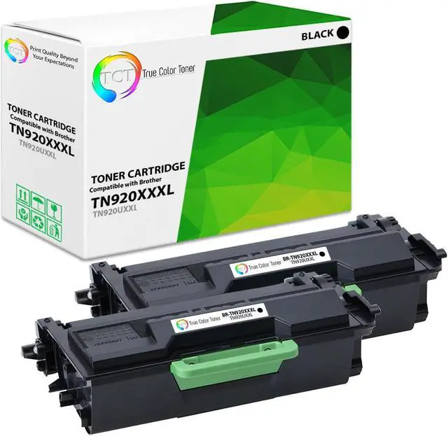 Main image of TCT TN920 Toner Cartridge 2 Pack - Premium Compatible Replacement for Brother TN-920UXXL Super High Yield Works With Brother HL-L5210DN L5210DW L5210DWT L5215DW DCP-L5510DN