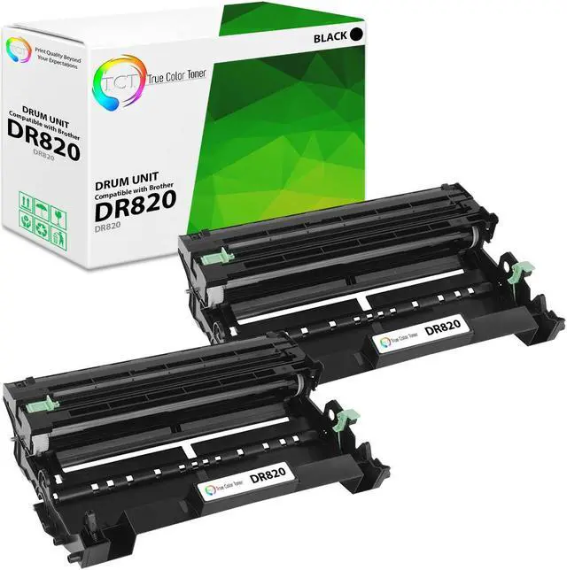 Main image of True Color Toner DR820 Drum Unit 2 Pack - Premium Compatible Replacement for Brother DR-820 Works With Brother DCP-L5500DN HL-L5000D L6200DWT L6300DW MFC-L5700DW L5900DW L6700DW L6800DW