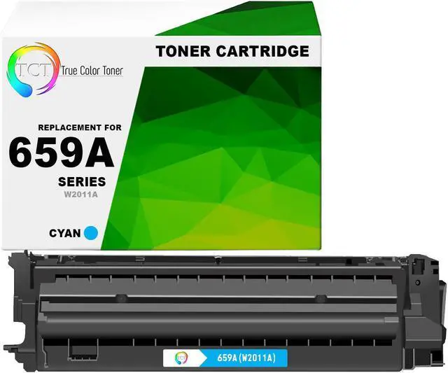 Main image of TCT 659A Cyan Toner Cartridge - Premium Compatible Replacement for HP 659A W2011A Works With Color LaserJet Enterprise M856 M856dn MFP M776dn MFP Flow M776x