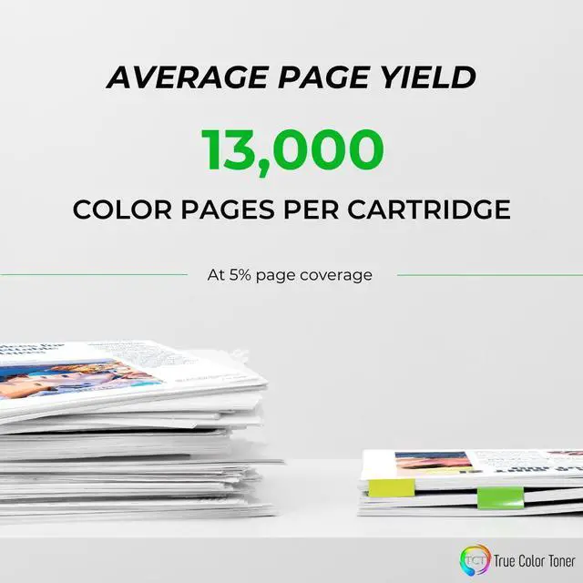 Alt view image 3 of 6 - TCT 659A Color Toner Cartridge 3 Pack - Premium Compatible Replacement for HP 659A W2011A W2012A W2013A Works With Color LaserJet Enterprise M856 M856dn