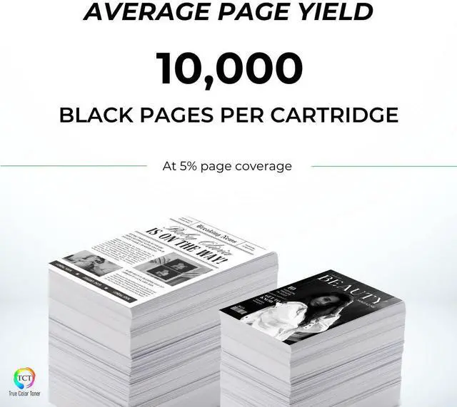 Alt view image 3 of 6 - True Color Toner 041A Toner Cartridge - Premium Compatible Replacement for Canon 0452C001 CRG041 Black Works With Canon ImageClass LBP312DN LBP312X
