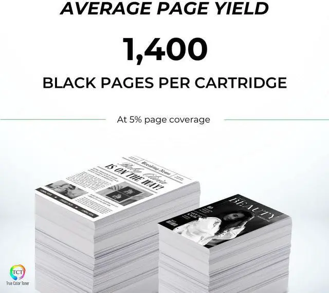 Alt view image 3 of 6 - True Color Toner 045A Black Toner Cartridge - Premium Compatible Replacement for Canon 045 Black Works With Canon Color ImageClass MF634CDW MF632CDW LBP612CDW
