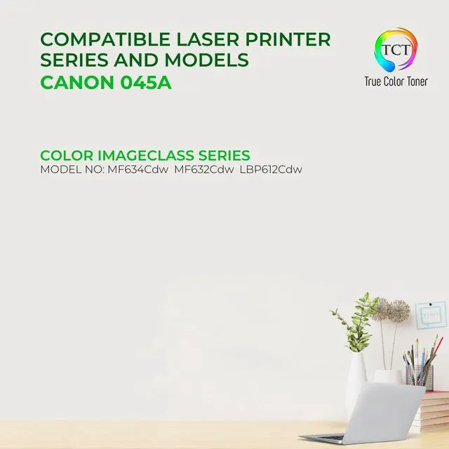 Alt view image 2 of 6 - True Color Toner 045A Black Toner Cartridge - Premium Compatible Replacement for Canon 045 Black Works With Canon Color ImageClass MF634CDW MF632CDW LBP612CDW