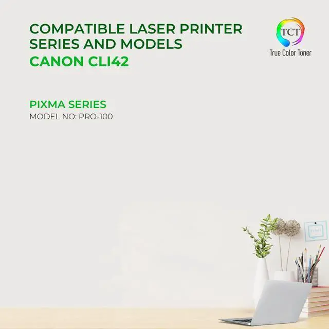 Alt view image 3 of 7 - tct compatible ink cartridge replacement for canon cli-42 cli42 works with canon pixma pro-100 printers (black, cyan, magenta,