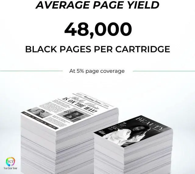 Alt view image 3 of 6 - True Color Toner GPR24 Toner Cartridge 2 Pack - Premium Compatible Replacement for Canon GPR-24 1872B003AA Black Works With Canon ImageRunner 5050 5050N 5055 5065