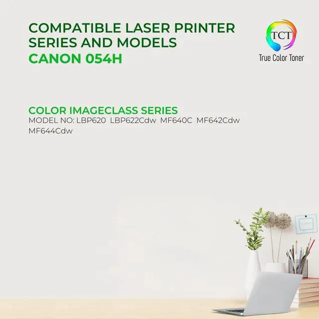 Alt view image 2 of 6 - True Color Toner 054H Yellow Toner Cartridge - Premium Compatible Replacement for Canon 05X 054H Yellow High Yield Works With Canon Color ImageClass MF642cdw