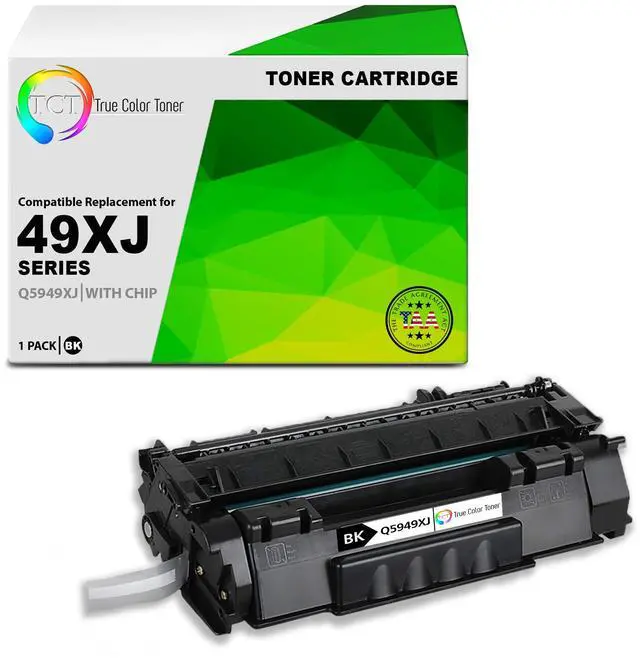 Main image of TCT 49XJ Jumbo TAA Compliant Toner Cartridge - Premium Compatible Replacement for HP 49XJ Q5949XJ High Yield Jumbo Black Works With HP LaserJet 1320 1320N 1320NW Printers