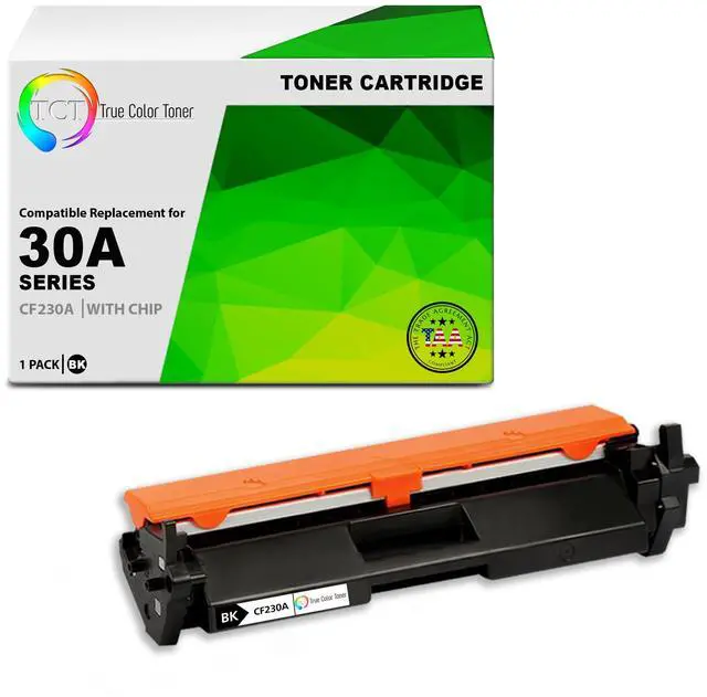 Main image of TCT 30A TAA Compliant Toner Cartridge - Premium Compatible Replacement for HP 30A CF230A Black Works With HP LaserJet Pro M203dw M203dn M203d, MFP M277sdn M227fdw M277fdn Printers