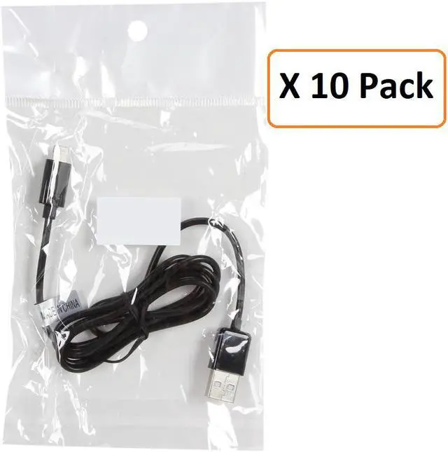 Alt view image 3 of 3 - Nippon Labs USB-LI-3BK-10P 3 ft. MFi Certified Black Apple 8-pin Lightning to USB Cable - Charge and Sync Cable - 10 Packs