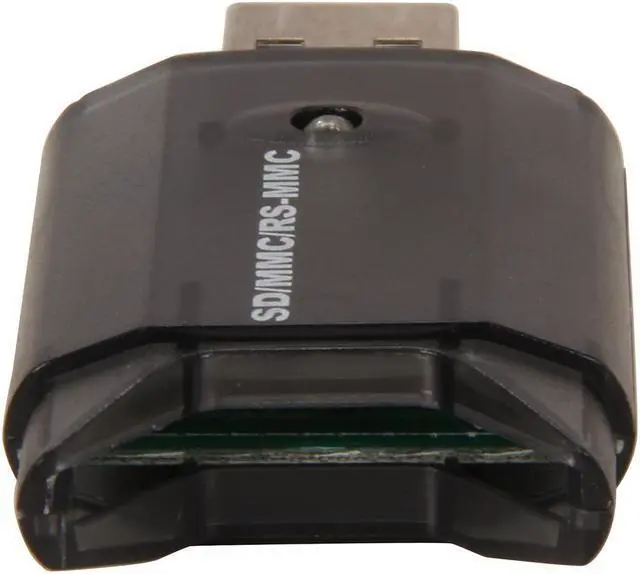 Alt view image 4 of 5 - Nippon Labs VCR-339-BK-50P Black USB 2.0 Supports SDHC/ SD/ MMC II/ RS MMC/ Ultra II SD/ Extreme SD/ Extreme III SD/ *MiniSD/ *MMC Micro/ *Micro SD Memory Card Reader - 50 Packs