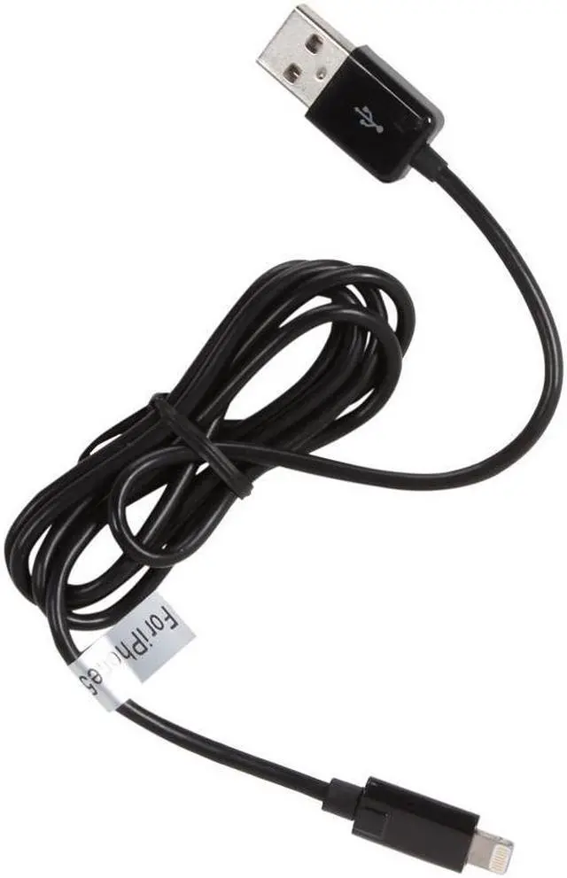 Alt view image 2 of 3 - Nippon Labs USB-LI-3BK-50P 3 ft. MFi Certified Black Apple 8-pin Lightning to USB Cable - Charge and Sync Cable - 50 Packs
