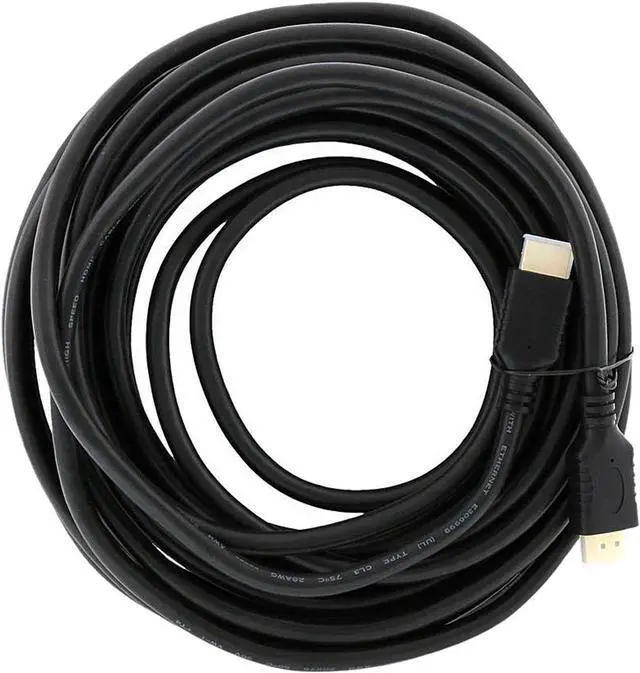Alt view image 2 of 2 - Nippon Labs 4K HDMI Cable 30ft. - HDMI 2.0 Cable, Supports 1080p, 3D, 2160p, 4K 60Hz, HDR, ARC, 18Gbps, CL3 for in-Wall Installation, 24AWG HDMI Cord for Most of HDMI Devices, Black Color