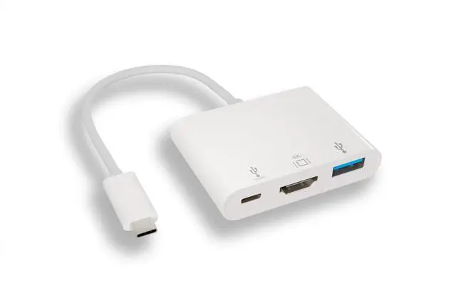 Alt view image 2 of 3 - USB 3.1 Type C to USB 3.0 Type A / HDMI / Type C Adapter, USB PD 100W