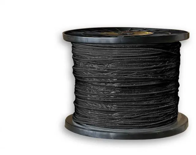 Main image of Nippon Labs 10G Slim Cat. 6a Ethernet Bulk Cable, Stranded UTP,  28 AWG, CM Rated,1000ft, Black Color Networking Cable 30SC6A-10X6-28-C6A2TH
