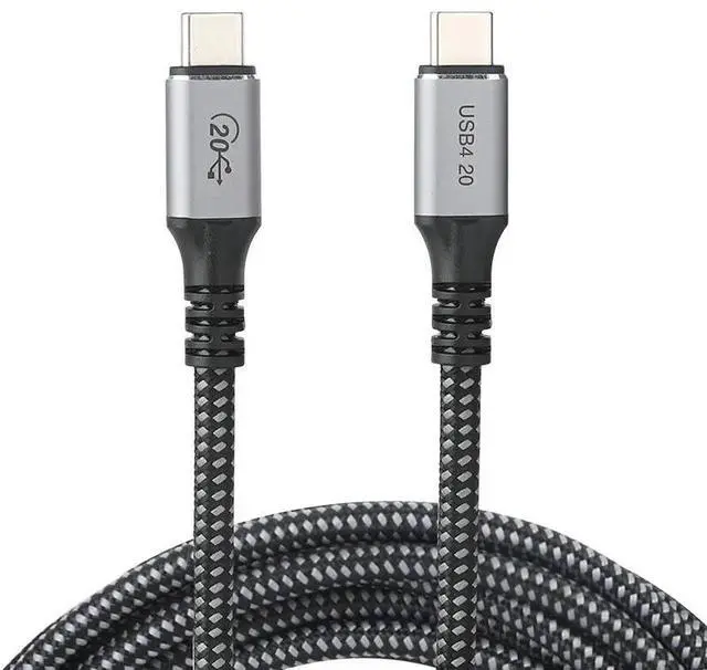 Main image of Nippon Labs 2m (6.56ft) USB 4.0 Gen2 Full-feature Type C M/M 20G 4K@60Hz USB C male to male Cable 240W(48V 5A) power charging Type C Cable