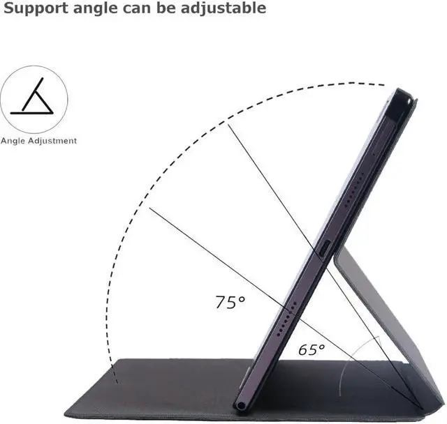 Alt view image 5 of 7 - Case for Chuwi Hipad Max 10.36 Inch Smart Tablet Case Flip Pu Leather Cases for Chuwi Hipad Max Tab Stand Protect Shell