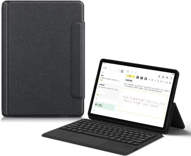 Alt view image 2 of 7 - HUIDETAI Smart Keyboard Case For Samsungs Galaxys Tab S8 Plus 12.4" SM-X800 SM-X806 Cover S8+ S7 Plus S7+ FE T970 T975 Tablet Bluetooth Keyboard Case