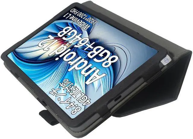 Alt view image 5 of 7 - Case for DOOGEE T20 Mini Android 13 Tablet 8 Inch , Premium PU Leather Folio Folding Stand Protective Tablet Cover with Hand Strap Magnet for DOOGEE T20 Mini