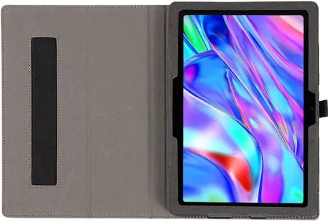 Alt view image 5 of 7 - Case for OSCAL PAD 60 / OSCAL PAD 70 Tablet 10 Inch, Premium PU Leather Folio Folding Stand Protective Tablet Case Cover with Hand Strap Magnet for OSCAL PAD 60 / OSCAL PAD 70