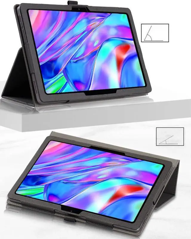 Alt view image 6 of 7 - Case for OSCAL PAD 60 / OSCAL PAD 70 Tablet 10 Inch, Premium PU Leather Folio Folding Stand Protective Tablet Case Cover with Hand Strap Magnet for OSCAL PAD 60 / OSCAL PAD 70