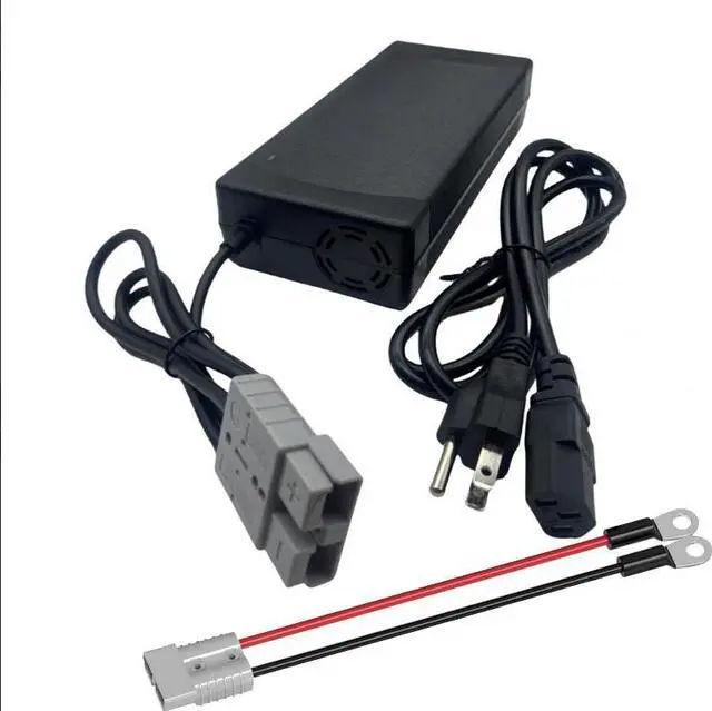 Main image of 12V 20A Lithium Battery Charger 14.6V LiFePO4 Battery Charger AC-DC Smart Charger with Anderson Connector LED Indicator Special for Lithium LiFePO4 Deep Cycle Rechargeable Batteries of Boat, RV